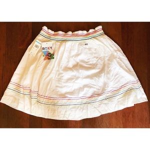NEW Roxy Happy Go Lucky Skirt Stretch Waist XL